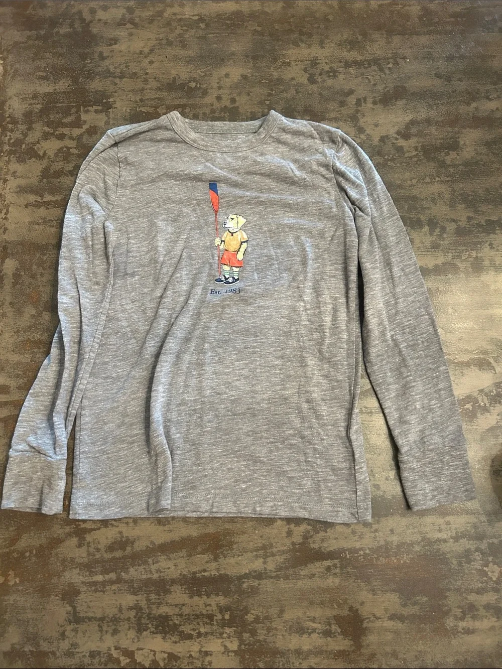 J. Crew Crewcuts Boys Size 8 Long Sleeve Cotton Graphic Tees